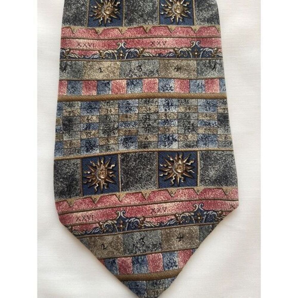 The Metropolitan Museum of Art Silk Neck Tie Celestial Sun 59"L x4"W
